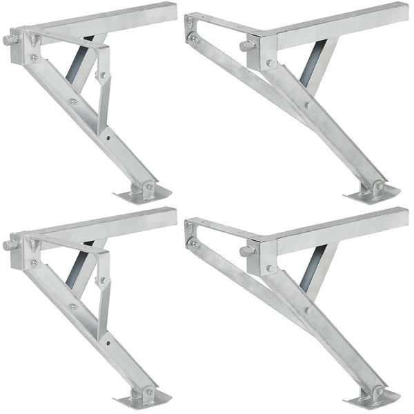 4 Stück Ausdrehstütze links und rechts 860 kg kompakt Stütze Caravan Eckstütze