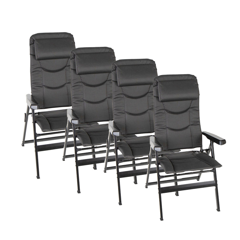 ergonomischer campingstuhl 4x Campingstuhl klappbar Klappstuhl Garte
