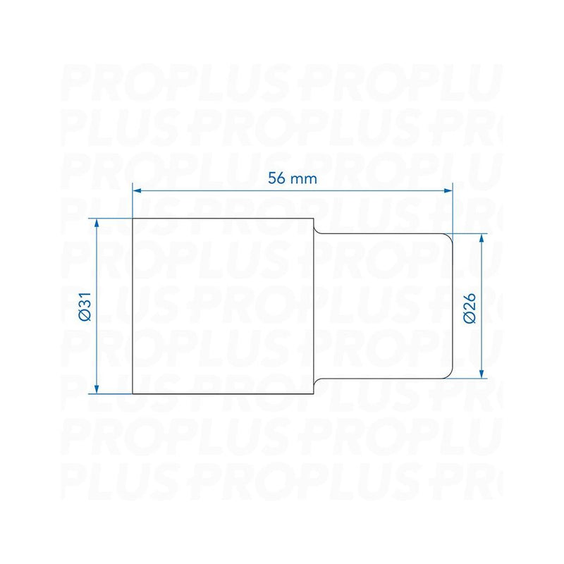 Abwasser-Rohr Übergangsstück Ø28 mm auf Ø26 mm – Dicht, ohne Kleben, für Wohnmobil & Boot