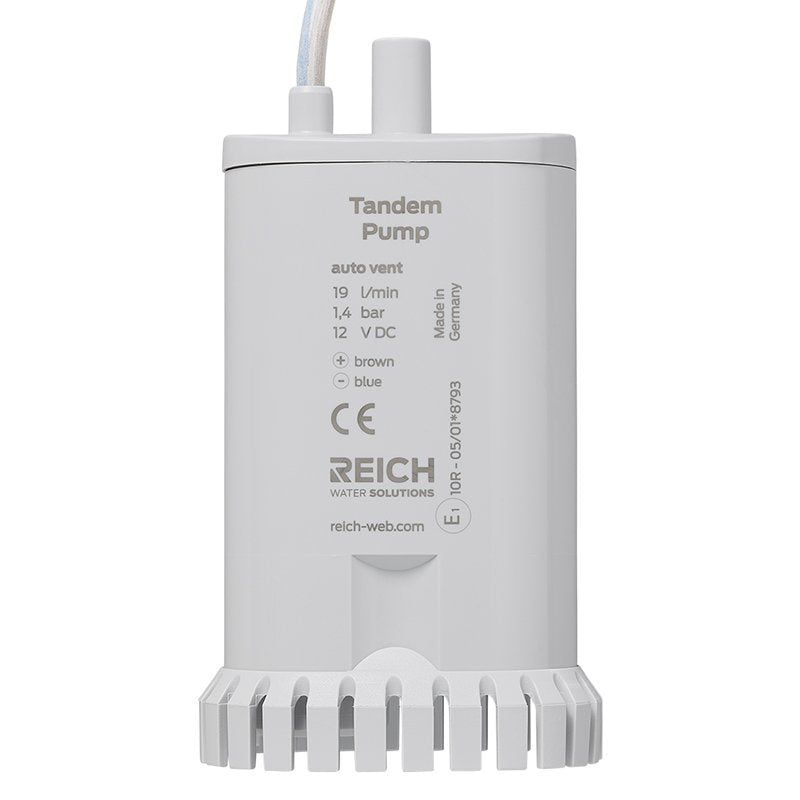 Tauchpumpe Twin 12V-19L – Leistungsstark für Wohnmobil, Wohnwagen & Boot