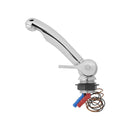 Mischbatterie Keramik Style 12V Ø33 mm – Klappbar, Chrom, für Wohnmobil & Boot