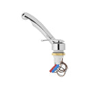 Mischbatterie Keramik Samba Ø39 mm – 12V, Chrom, für Wohnmobil & Boot