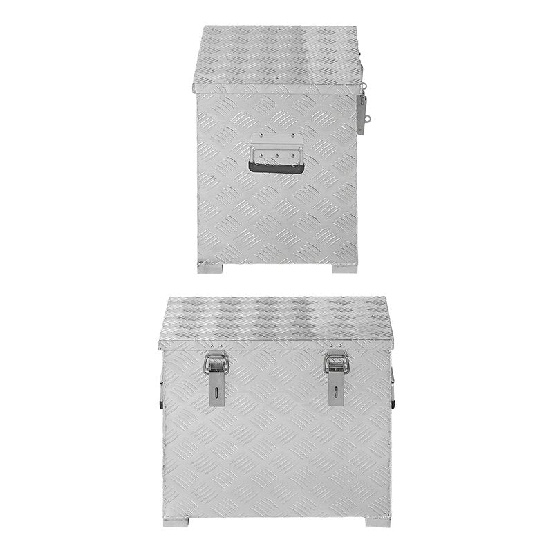 Aufbewahrungsbox Aluminium 522 x 375 x H420 mm  Alukiste flexibel verwendbar