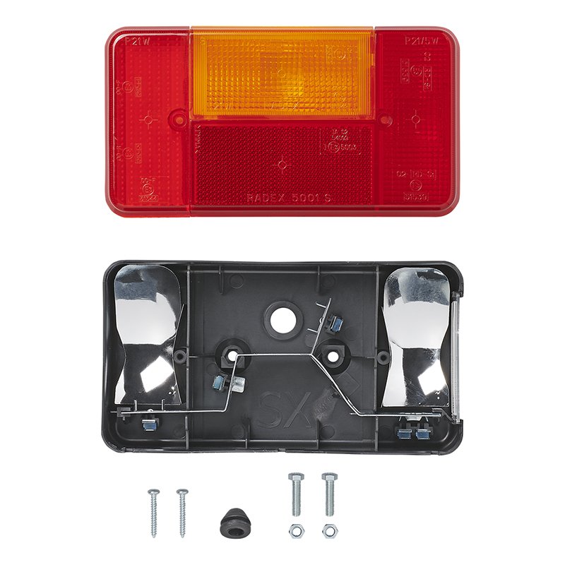 Anhänger Rückleuchte 5 Funktionen 194x104mm R&L – Anhängerleuchte, E-geprüft
