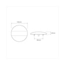 Rückleuchte 12/24V 3 Funktionen 140mm STI LED – Hochwertige LED Beleuchtung