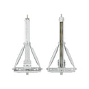 4er Set Ausdrehstütze 1500 kg 619 mm – Stabile Eckstütze für Wohnwagen