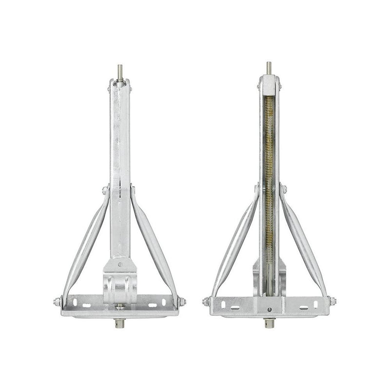2er Set Ausdrehstütze 1500 kg 619 mm – Stabile Eckstütze für Wohnwagen