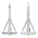 4er Set Ausdrehstütze 1500 kg 677 mm mit Montageplatte – Eckstütze für Wohnwagen