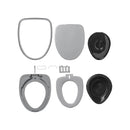 Tragbare teilbare Campingtoilette – Kompakte Eimertoilette mit Softclosing & WC-Halter