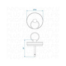 Verschlussstopfen für Siphon Ø39 mm – Abfluss-Stopfen für Wohnmobil, Wohnwagen & Boot