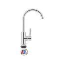 Mischbatterie Keramik R75 12V Ø33 mm – 360° schwenkbar, Chrom, für Wohnmobil & Boot