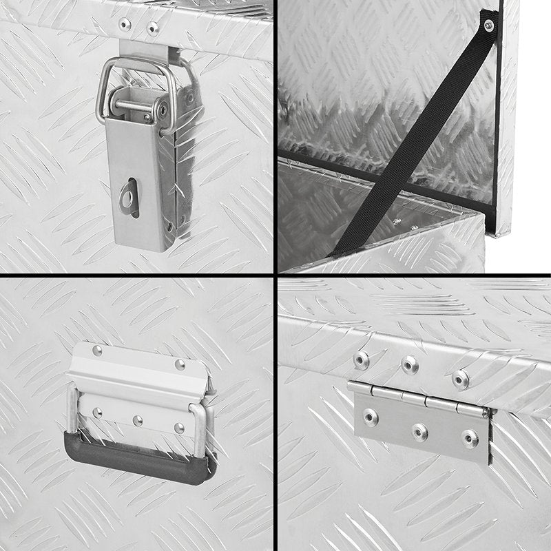 Aufbewahrungsbox Aluminium 522 x 375 x H420 mm  Alukiste flexibel verwendbar