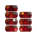 LED Rückleuchte 6 Funktionen – 296x142 mm, 32 LED, rechts links, IP67,