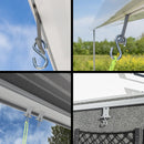 Markisen S Haken | SET 12 Stück | passend für 5/6mm 7/8mm Kederschienen