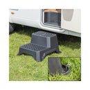 Doppeltrittstufe Trittleiter Kunststoff Bad-Hocker Kinderfußbank 200kg Tragkraft