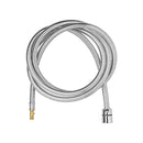 Brauseschlauch Metall 1,5 m – 3/8 drehbar, 1/2 Zoll Anschluss, Chrom