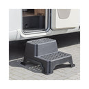 Doppeltrittstufe Trittleiter Kunststoff Bad-Hocker Kinderfußbank 200kg Tragkraft