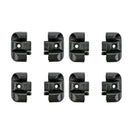 8x Endstücke für Fensterleiste Scharnierleiste Schwarz L+ R für Wohnwagen