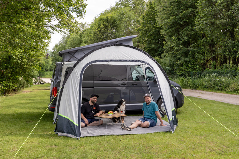 Hispaniola Sonnensegel mit Front- und Seitenwänden 320x240cm Busvorzelt Campingbus Vorzelt