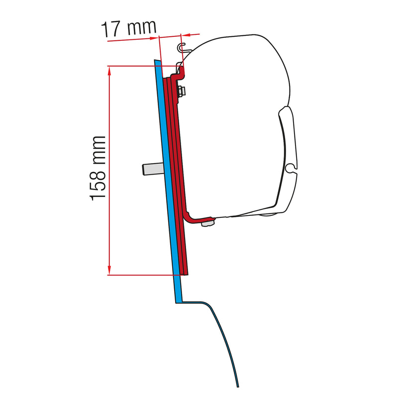 fiamma markise ford transit Befestigungskit Fiamma F45 Markise für Fo