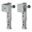 2x Anhängerstütze Anhänger Stützfuß 60x60 kippbar TL60 D85 SW19 345-445mm 1300kg – APT