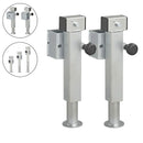 2x Anhängerstütze Anhänger Stützfuß 60x60 klappbar SF60 D42 SW19 410-655mm 1300kg