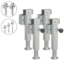 4x Anhängerstütze Anhänger Stützfuß 60x60 klappbar SF60 D85 SW19 360-595mm 1300kg