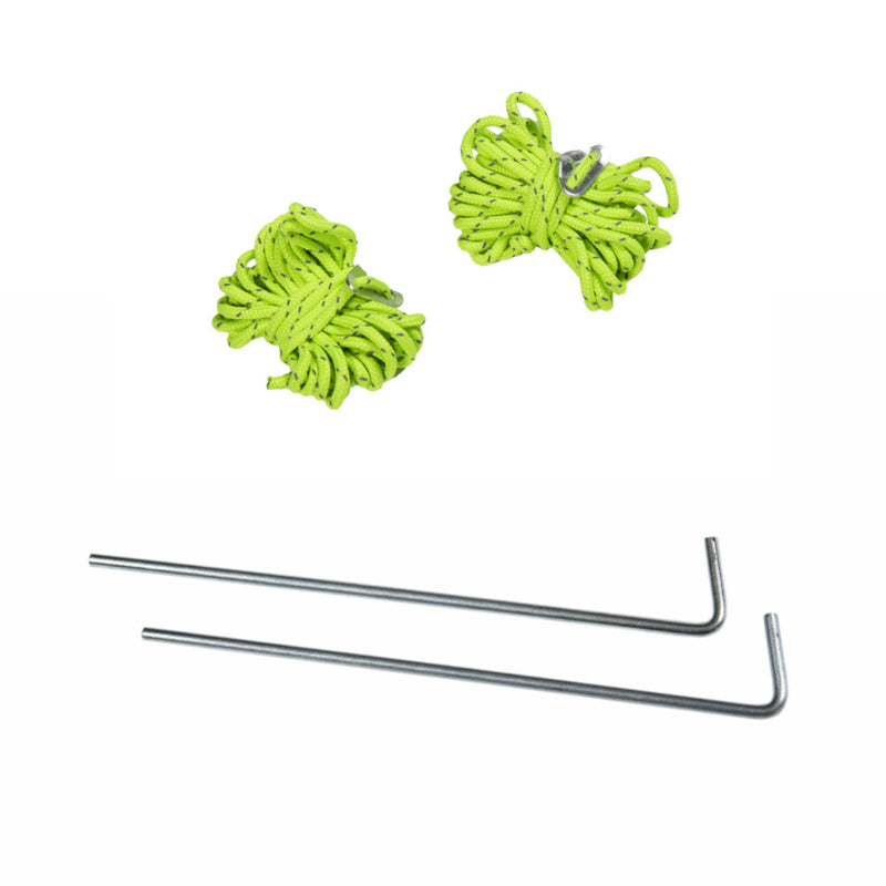 Aufstellstangen + Shine Sonnensegel 240x190 - Set Zeltstangen - Leinen & Heringe