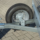 Ersatzradhalter mit Montageplatte universal Reserveradhalter für 4, 5 Loch Felge