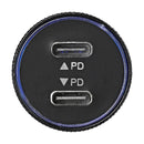 Zigarettenanzünder USB Schnellladegerät Typ C 2-fach 12/24V 3100mA Autoladegerät