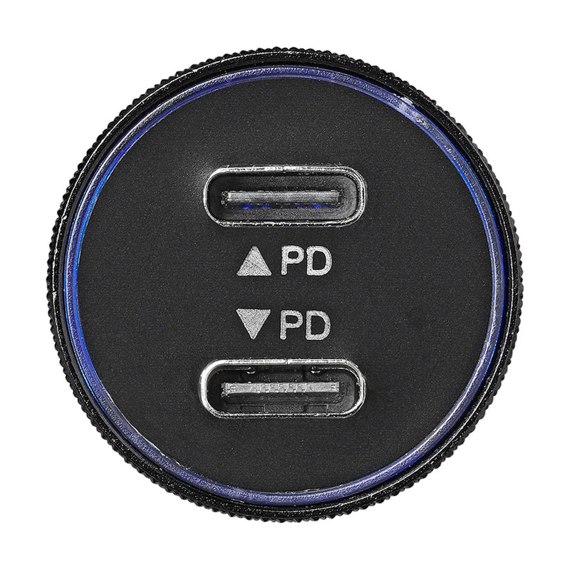 Zigarettenanzünder USB Schnellladegerät Typ C 2-fach 12/24V 3100mA Autoladegerät