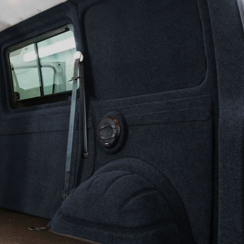 Innenverkleidung Verkleidung Filz Selbstklebend Schwarz 2x2m 4 qm DIY Campervan
