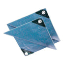 Abdeckplane 2x2m 170gr/m² Gewebeplane Allzweckplane mit Ösen Outdoor Plane blau