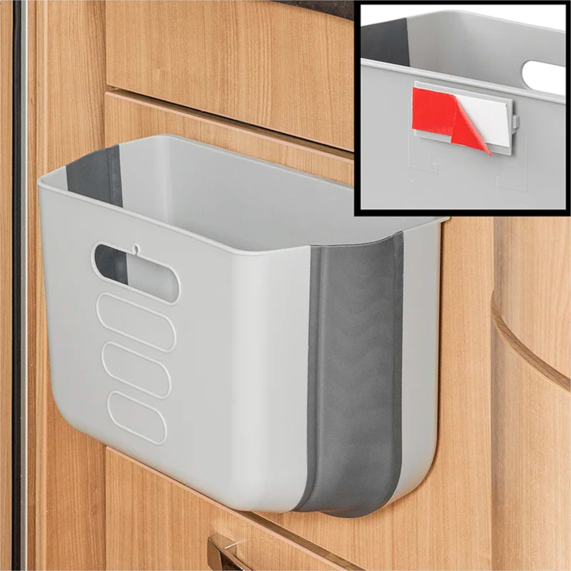 Faltbarer Mülleimer 6 Liter Abfalleimer für Camping-Küche, Wohnwagen, Wohnmobil