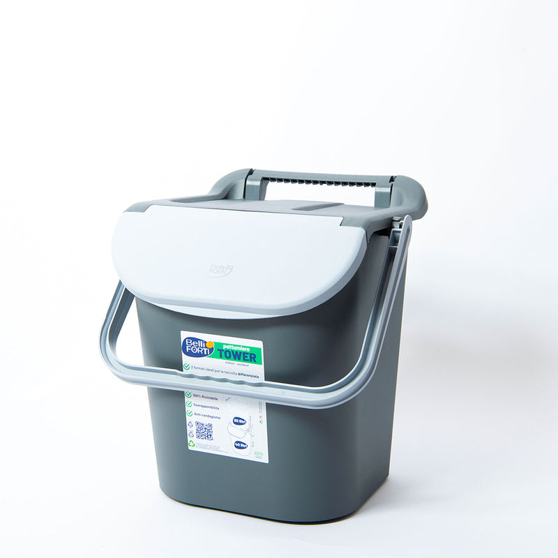 Mülleimer 30L Abfalleimer mit Deckel Abfallbehälter stapelbar - Farbvarianten