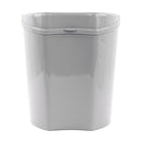 Abfalleimer grau, inkl. Halterung, (H/B/T) 30 x 27 x 16 cm, ca. 8 Ltr