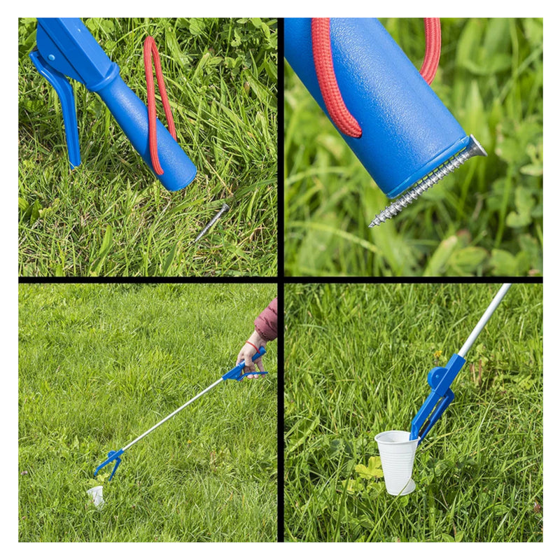 1x/2x/5x APT Greifzange mit Magnet, Greifhilfe Abfallgreifer 80cm