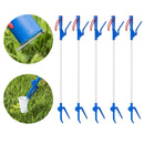 5x APT Greifzange mit Magnet, Outdoor Müllzange Greifhilfe Abfallgreifer 80cm