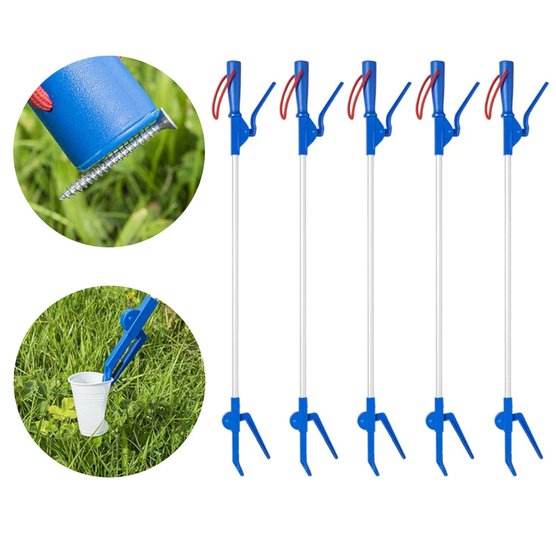 1x/2x/5x APT Greifzange mit Magnet, Greifhilfe Abfallgreifer 80cm