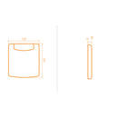 Ersatz Klappdeckel Weiß Wasseranschlussdose Klappe Magnet VW Grand California