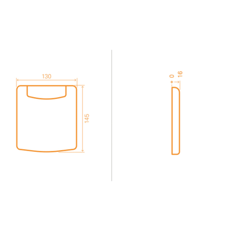 Ersatz Klappdeckel Grau Wasseranschlussdose Klappe Magnet VW Grand California