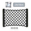 Kofferraumnetz Ablagenetz elastisch 24 x 18 cm mit Rahmen inkl Schrauben