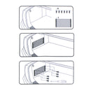Kofferraumnetz Ablagenetz elastisch 24 x 18 cm mit Rahmen inkl Schrauben