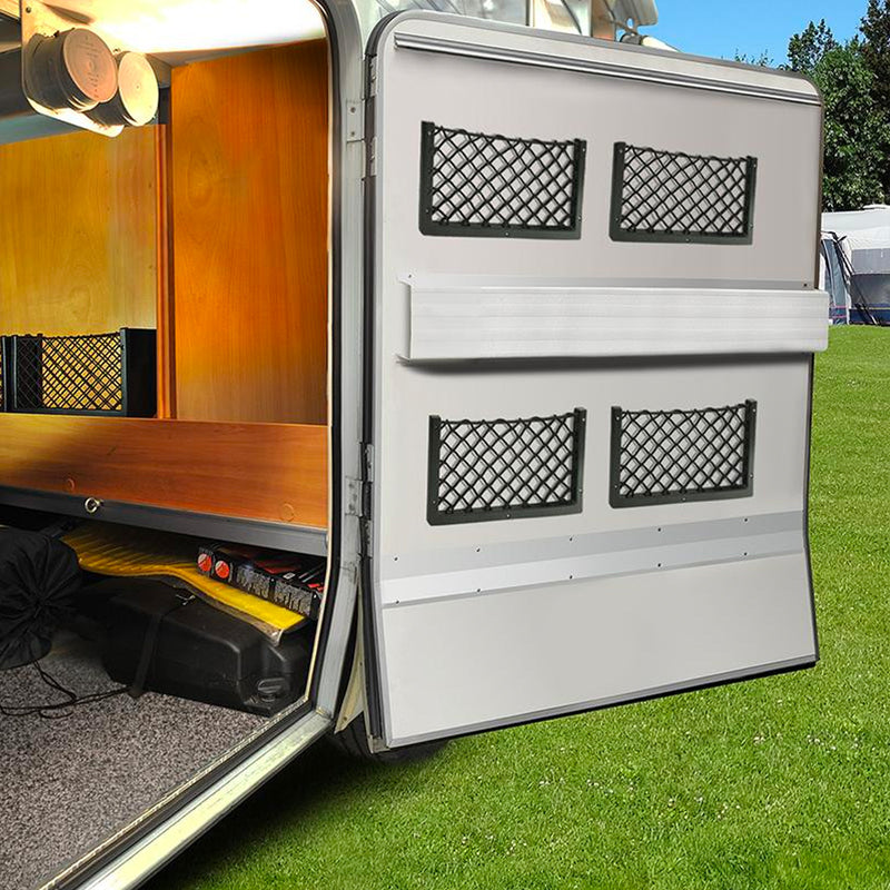 Netzablagefach M 366 x 180 mm x 80 mm + Abstandshalter