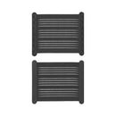 2x Ablagenetz Ablagefach M elastisch 31x26,5cm + Kunststoffhalterung + Schrauben