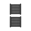 2x Ablagenetz Staunetz S elastisch 24x26,5cm + Kunststoffhalterung + Schrauben