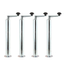 Abstellstütze ausdrehbar 4er Set, 48mm, 400 - 650 mm für PKW Anhänger