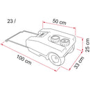 Fiamma Abwassertank Rolltank 23 Liter grau rollbar Grauwassertank Brauchwasser
