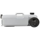Abwasser Rolltank 25 Liter Grauwassertank mit Rollen, ausziehbarer Griff Grau – Freizeitschmiede