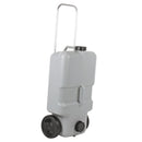 Abwasser Rolltank 25 Liter Grauwassertank mit Rollen, ausziehbarer Griff Grau – Freizeitschmiede